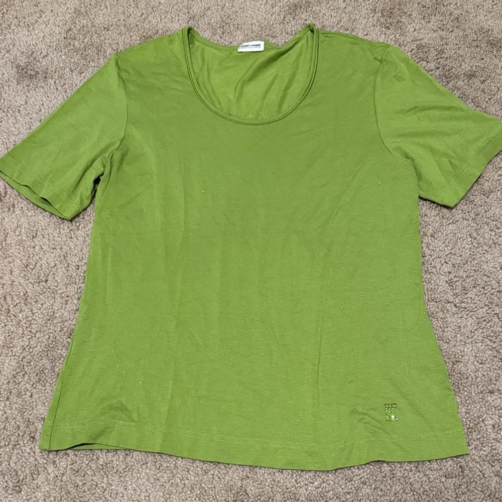 Gerry Weber Vibrant Green Short Sleeve Tee